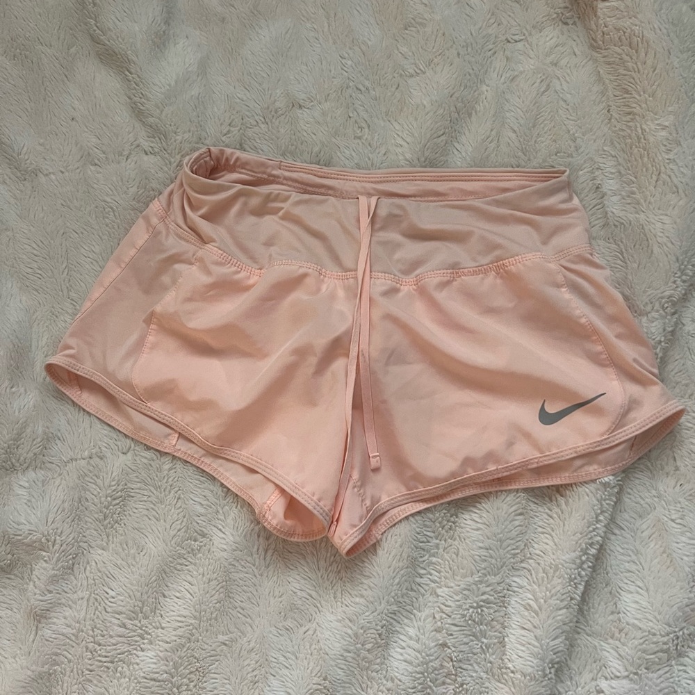 Nike low waisted pink running shorts